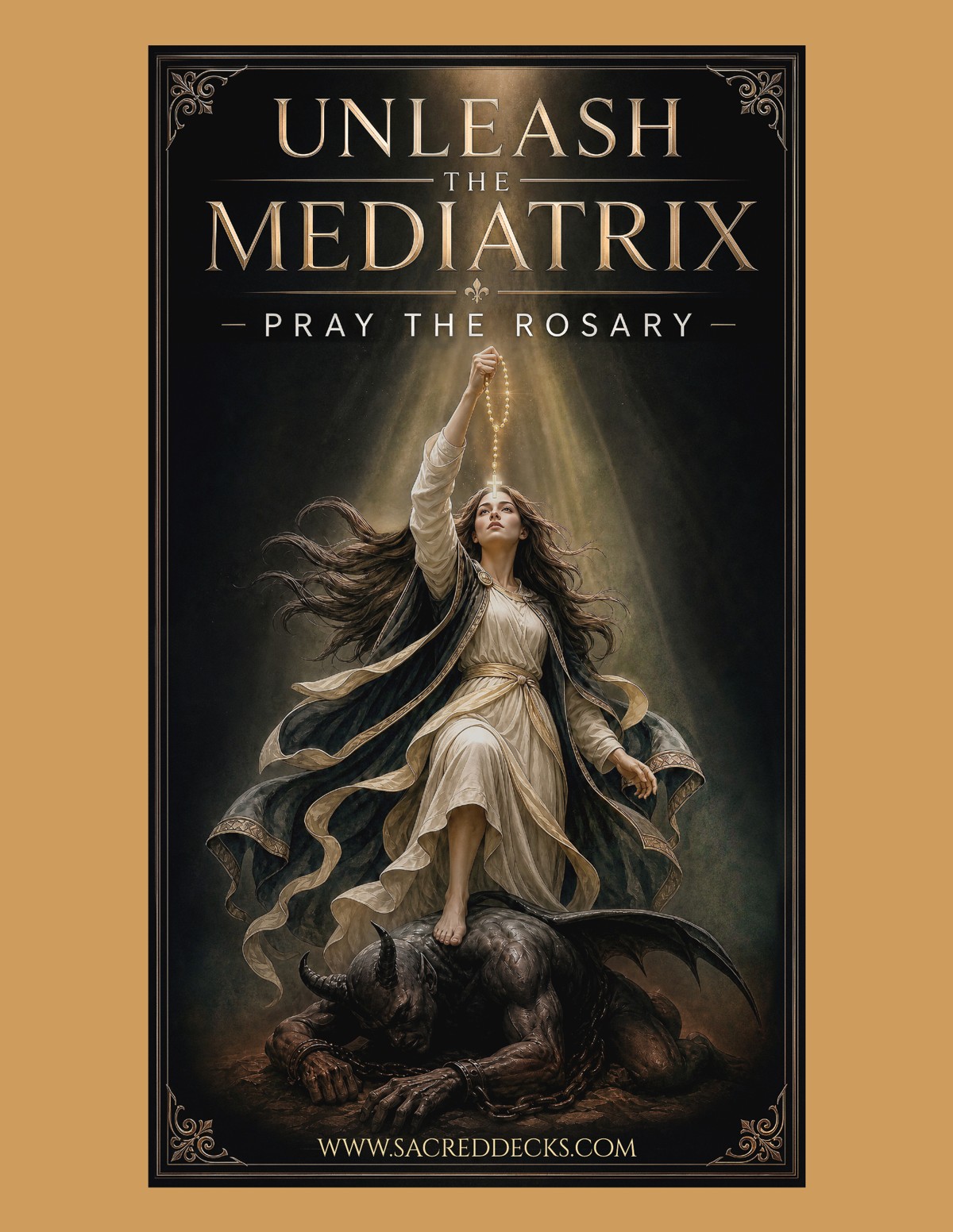 Pray the Rosary Poster